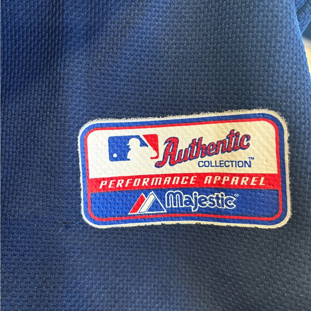 Majestic Authentic Collection Atlanta Braves Stitched Jersey Mens Size XL READ - Picture 4 of 5